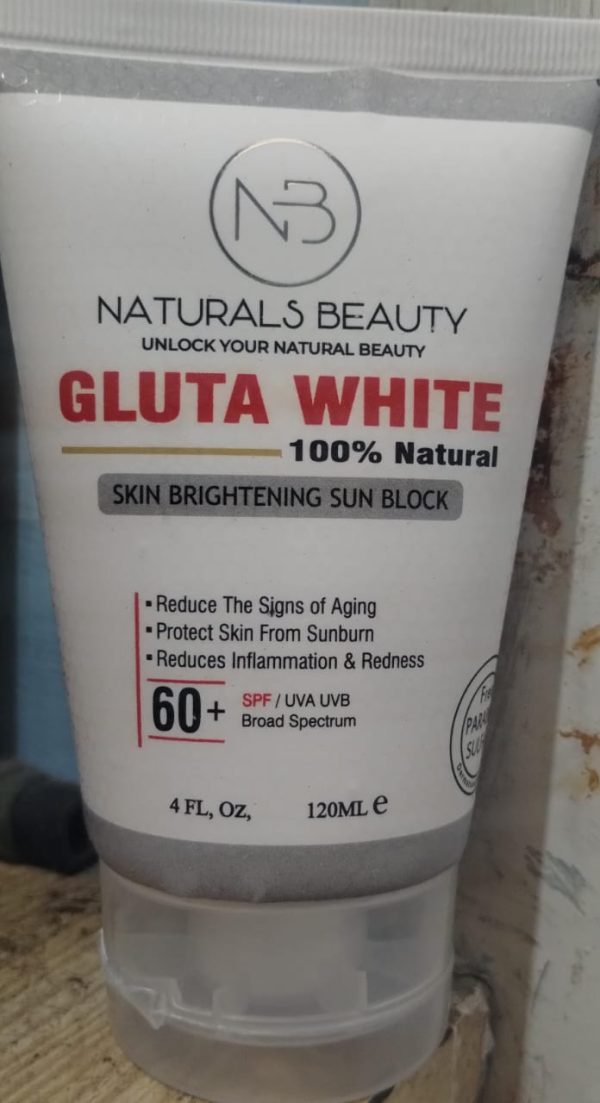Gluta White Advanced Whitening Sunblock| Gluta White Sunblock Spf 60+ – Whitening & Uv Protection In One