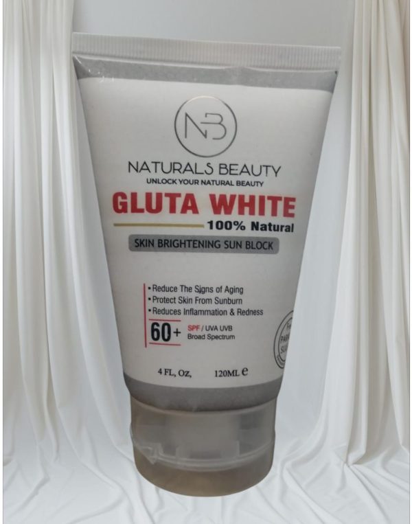 Gluta White Advanced Whitening Sunblock| Gluta White Sunblock Spf 60+ – Whitening & Uv Protection In One