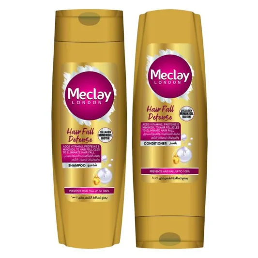 Meclay London Hair Fall Defense: Anti-Hairfall Shampoo & Conditioner
