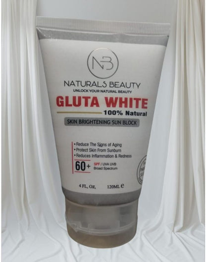 Gluta White Advanced Whitening Sunblock| Gluta White Sunblock Spf 60+ – Whitening & Uv Protection In One