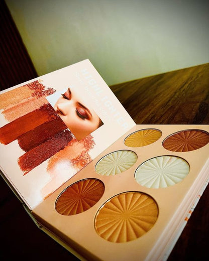 Mocallure 4 In 1 Original Professional Makeup Book Palette – All-in-one Eyeshadow, Eyebrow Powder, Concealer, Blusher & Highlighter Kit