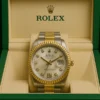 Rolex Semi-Auto Watch – Two-Tone White Dial