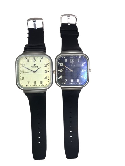 TIME ONE Unisex Square Dial Watches ⌚