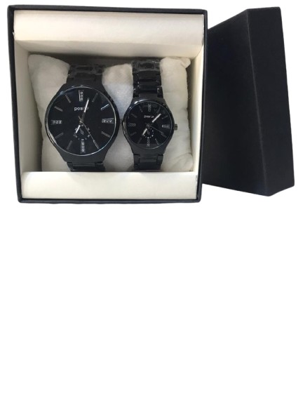 POSILIF Black Couple Watch Set ⚫
