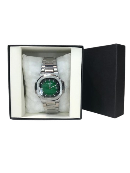 Patek Philippe Green Dial Watch - Silver Edition