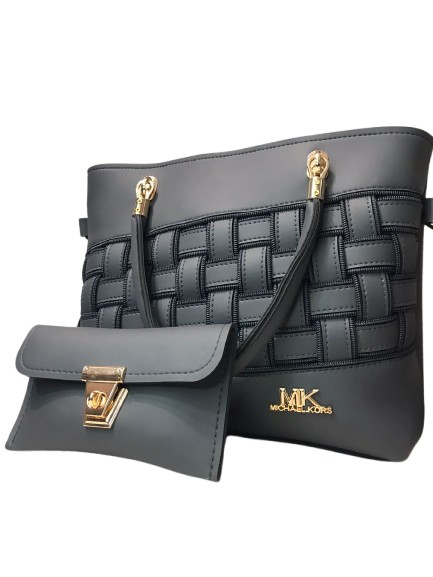 Michael Kors-style Grey Handbag with Wallet 👜