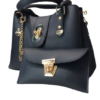 Elegant Blue Handbag with Matching Pouch 💙