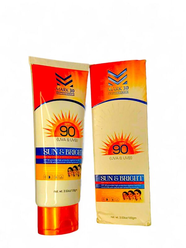 Mark 30 Professionals Sun & Bright Sunblock - SPF 90 (UVA & UVB)