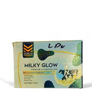 "Mark 30 Professionals Milky Glow Soap - Whitening & Anti-Wrinkle Bar"