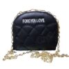 Stylish Forever Love Sling Bag with Golden Chain