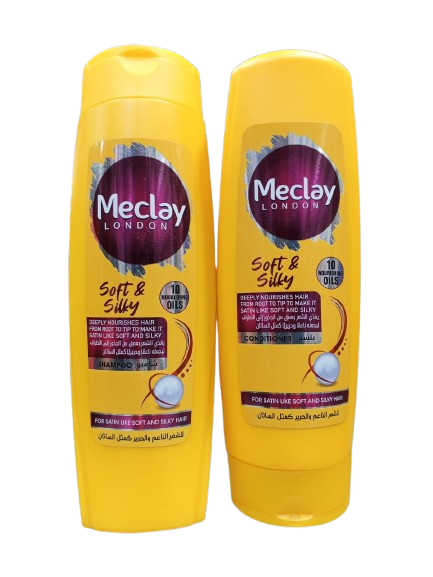 Meclay London Soft & Silky Shampoo & Conditioner (185ml each)