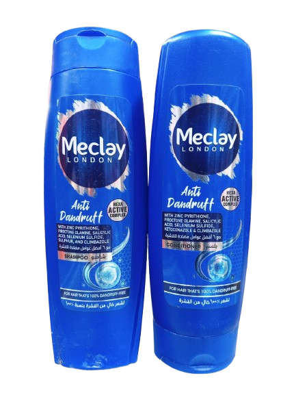 Meclay London Anti Dandruff Shampoo & Conditioner (185ml each)