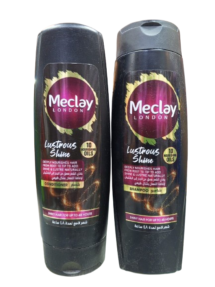 Meclay London Lustrous Shine Shampoo & Conditioner (185ml each)