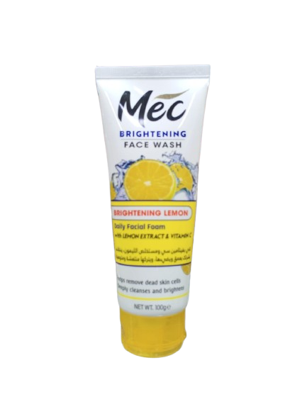 Mec Brightening Lemon Face Wash (100g)