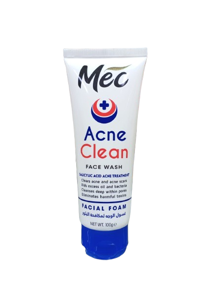 Mec Acne Clean Face Wash with Salicylic Acid (100g)