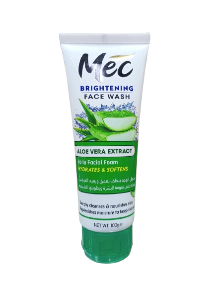 Mec Brightening Face Wash with Aloe Vera (100g)